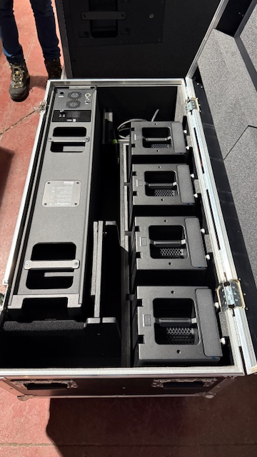 LD System - MAILA M - flightcase open