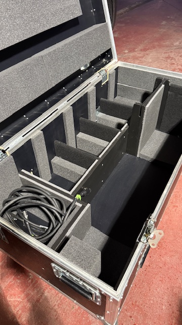 LD System - MAILA M - PA flightcase open