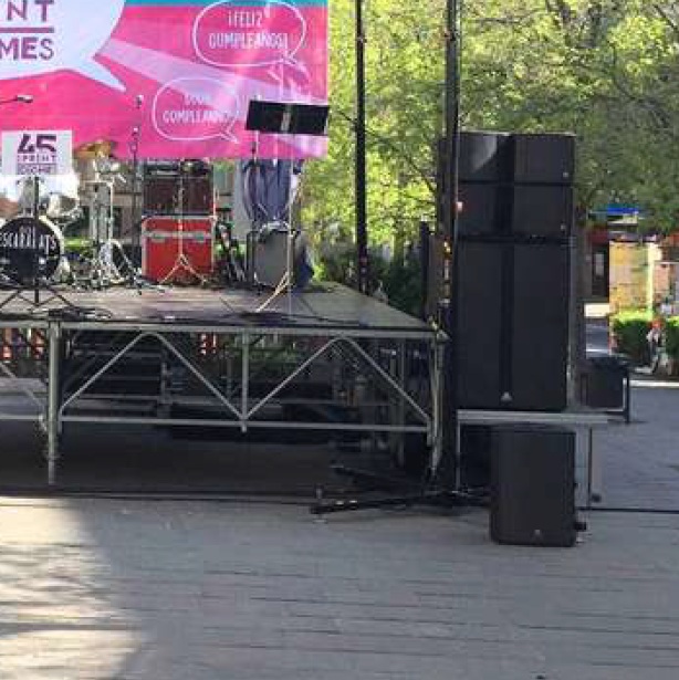 Amate Audio X210 - stage photo