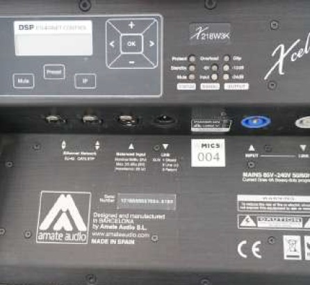 Amate Audio X210 - back