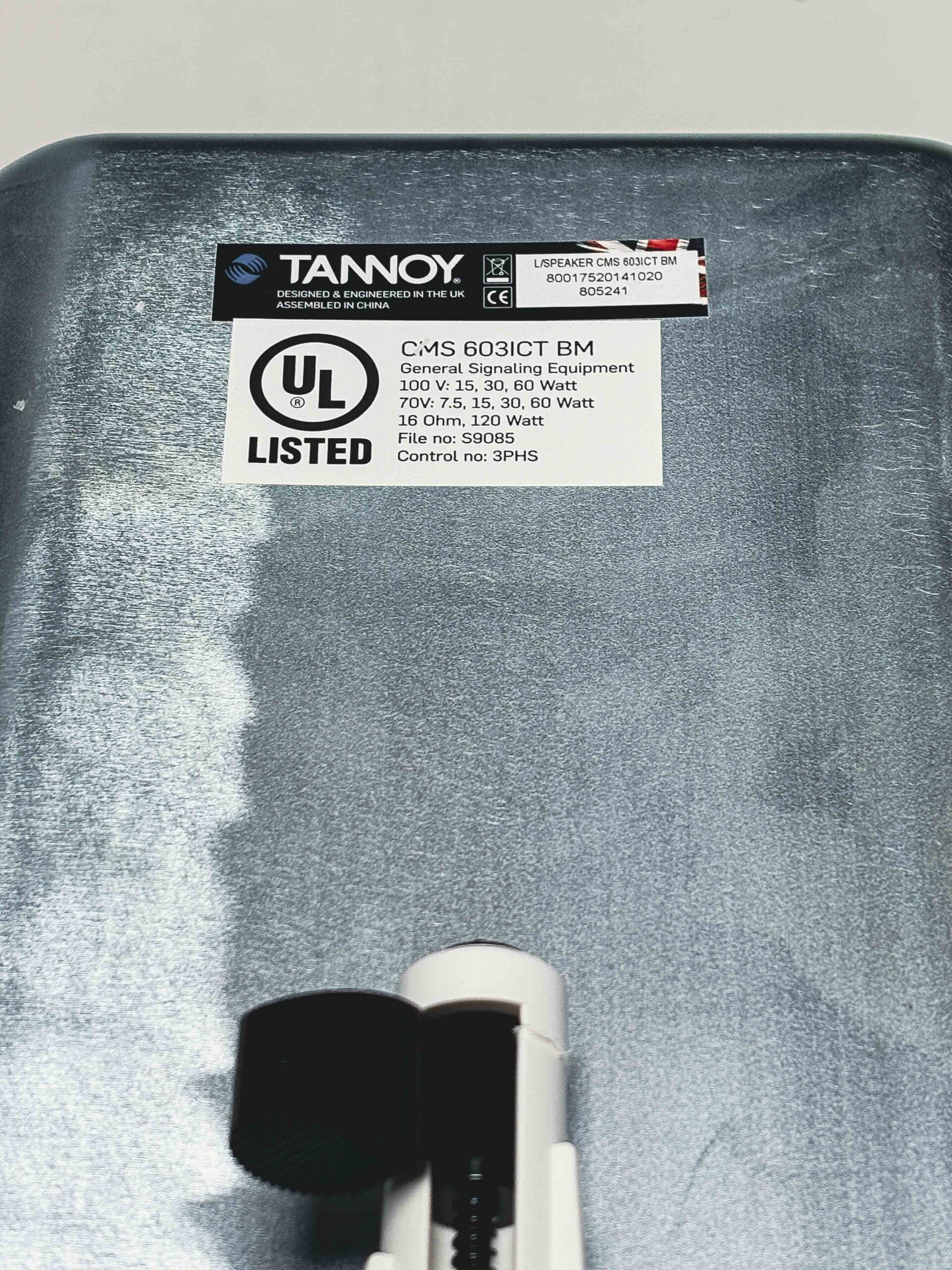TANNOY CMS 603ICT BM - sticker